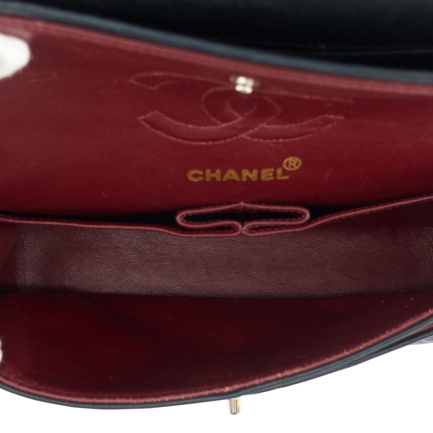 Chanel Classic Double Flap Small Lambskin Leather Bag