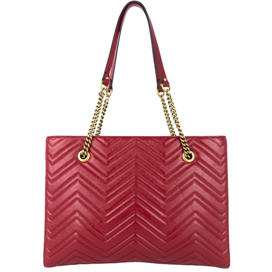 Gucci GG Marmont Medium Matelass� Leather Tote Bag