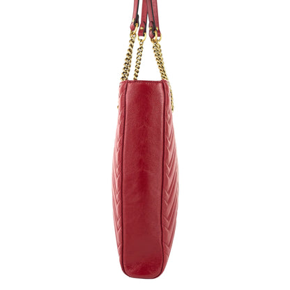 Gucci GG Marmont Medium Matelass� Leather Tote Bag