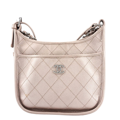 Chanel Jungle Stroll Small Quilted Leather Hobo Bag