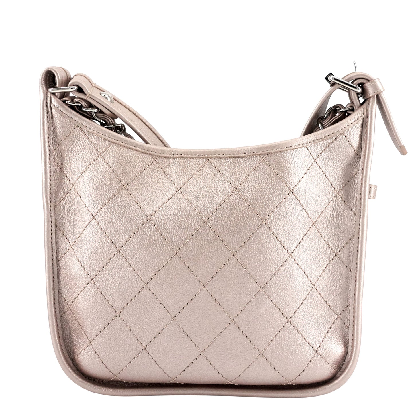 Chanel Jungle Stroll Small Quilted Leather Hobo Bag