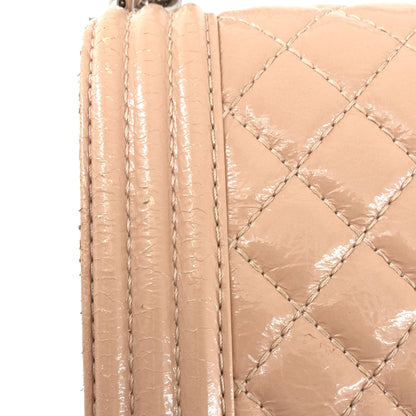Chanel Boy Medium Patent Leather Bag