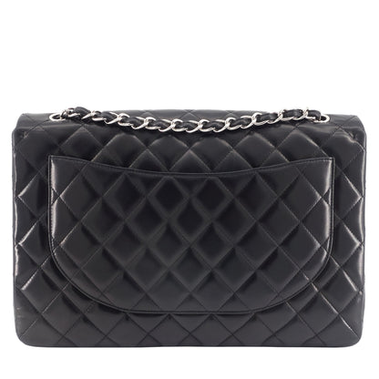 Chanel Classic Maxi Single Flap Lambskin Leather Bag