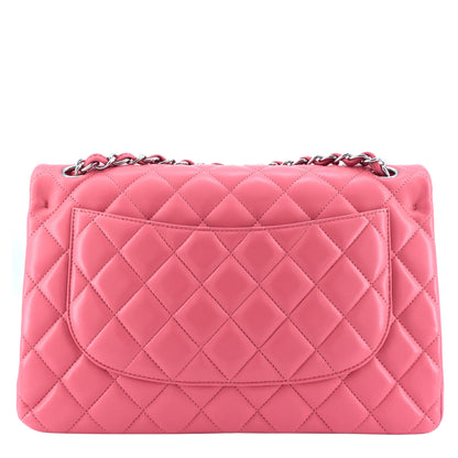 Chanel Classic Jumbo Double Flap Lambskin Leather Bag