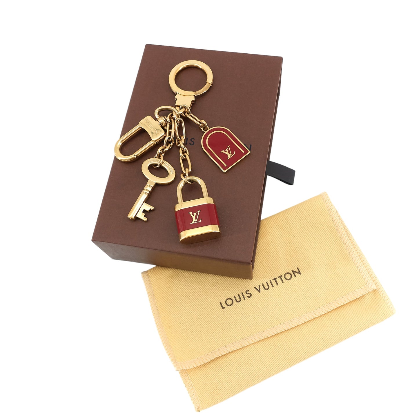 Louis Vuitto Porte Cles Cadena Key Ring Charm