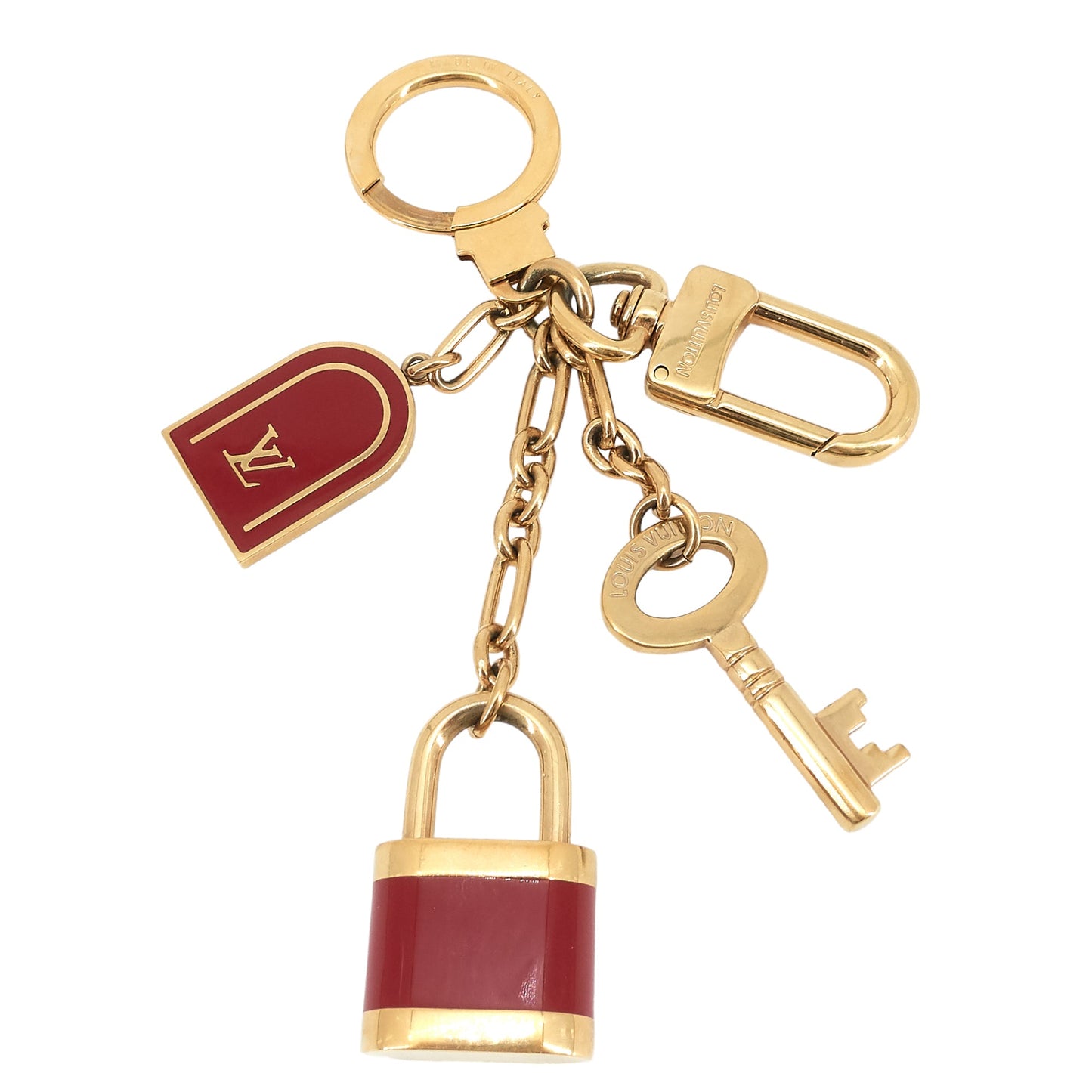Louis Vuitto Porte Cles Cadena Key Ring Charm