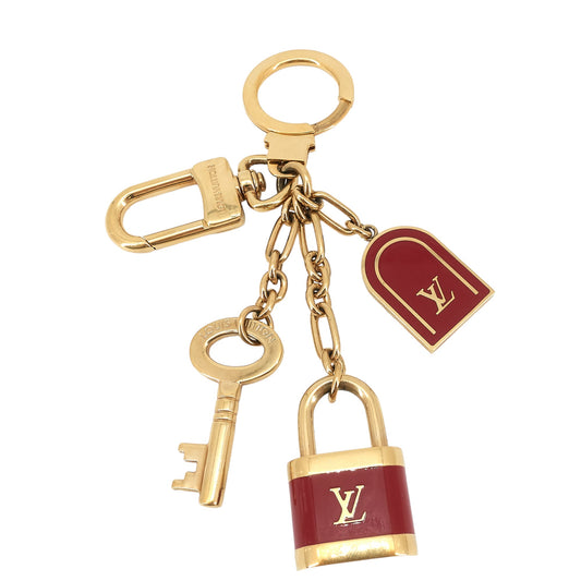 Louis Vuitto Porte Cles Cadena Key Ring Charm