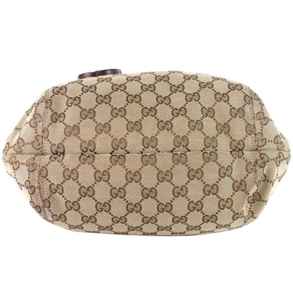 Gucci Brick Lane Medium Monogram Canvas Hobo Bag