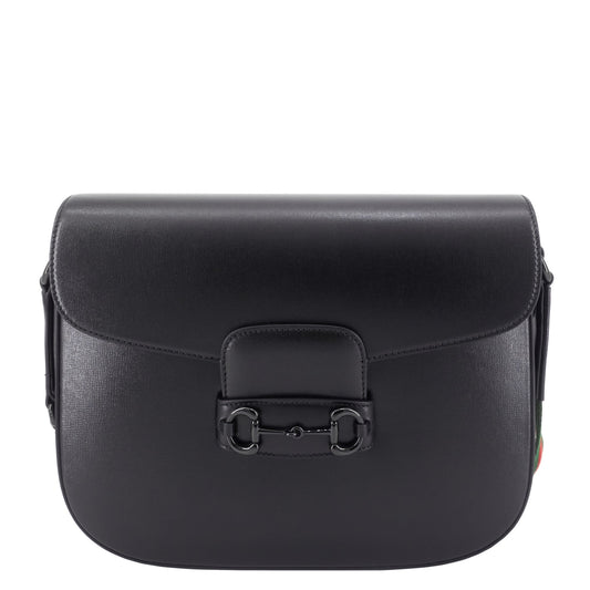 Gucci Horsebit 1955 Large Monochrome Azalea Leather Bag