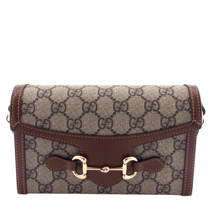 Gucci Horsebit 1955 Coated Canvas Mini Bag