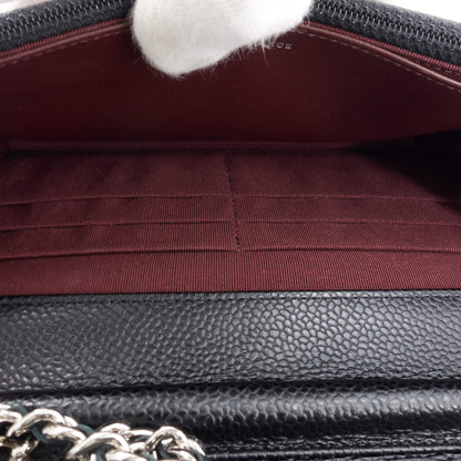 Chanel Wallet on Chain Caviar Leather Bag
