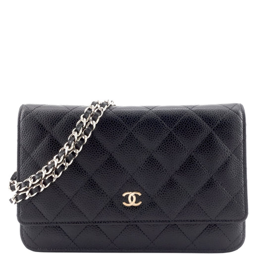 Chanel Wallet on Chain Caviar Leather Bag