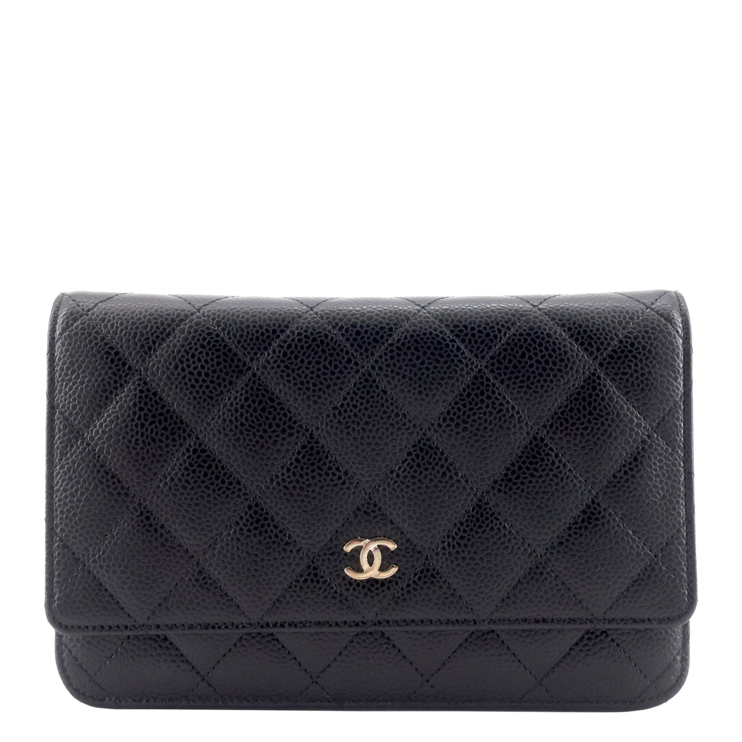 Chanel Wallet on Chain Caviar Leather Bag