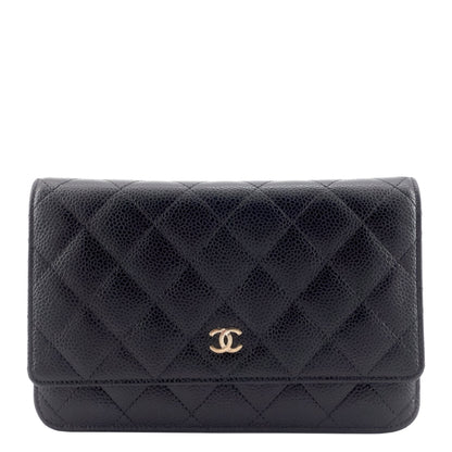 Chanel Wallet on Chain Caviar Leather Bag