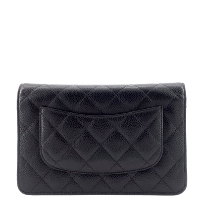Chanel Wallet on Chain Caviar Leather Bag