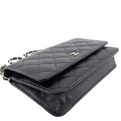 Chanel Wallet on Chain Caviar Leather Bag