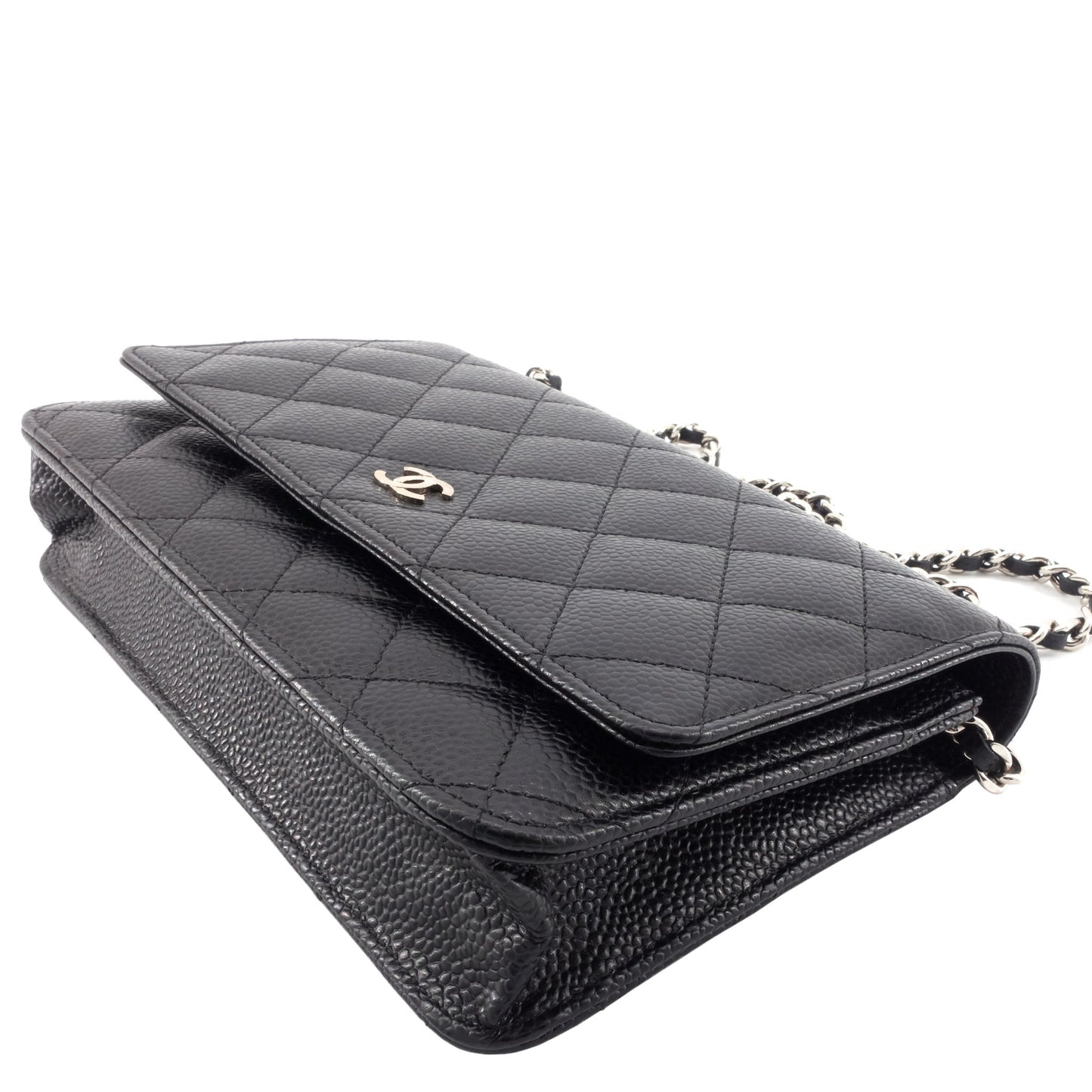 Chanel Wallet on Chain Caviar Leather Bag