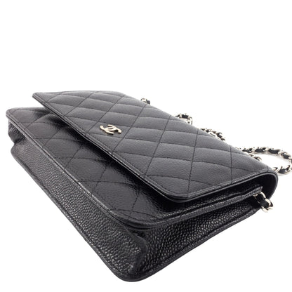 Chanel Wallet on Chain Caviar Leather Bag
