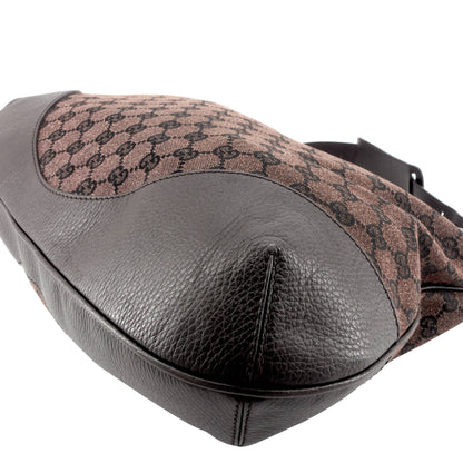 Gucci Brown GG Canvas Hobo Bag