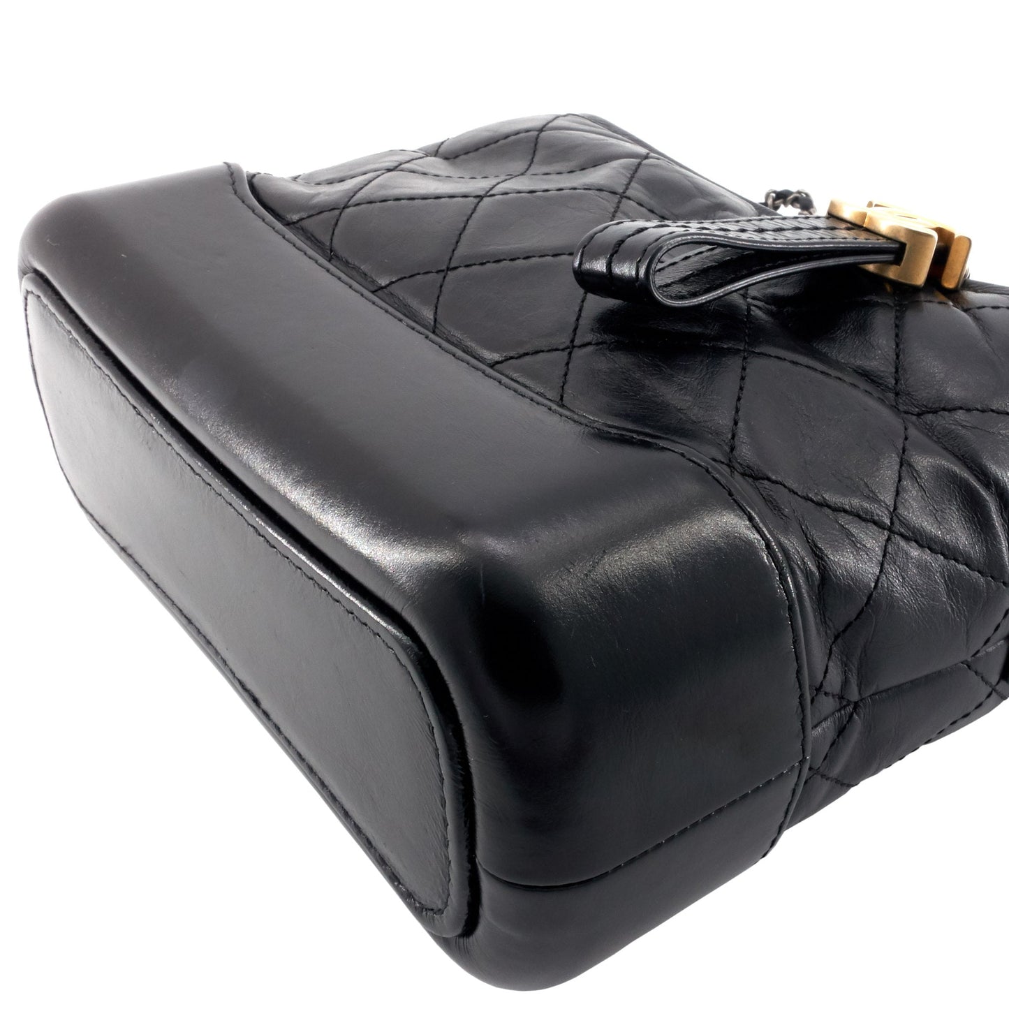 Chanel Gabrielle Small Aged Leather Hobo Bag