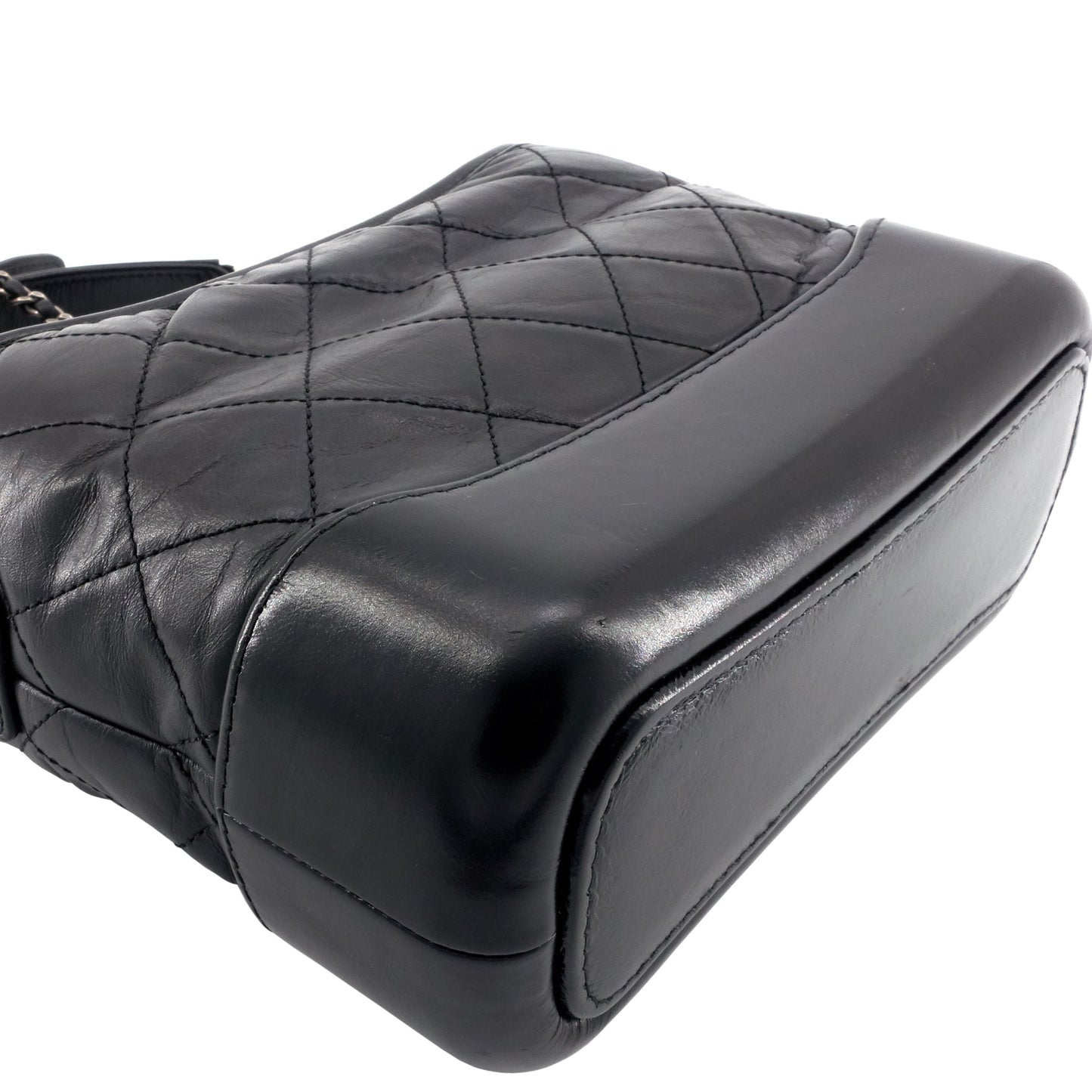 Chanel Gabrielle Small Aged Leather Hobo Bag