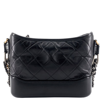 Chanel Gabrielle Small Aged Leather Hobo Bag