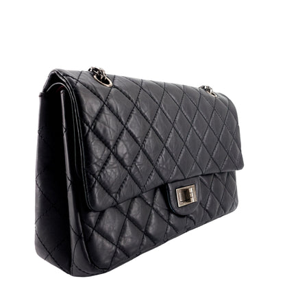 Chanel 2.55 Large Aged Leather Flap Bag