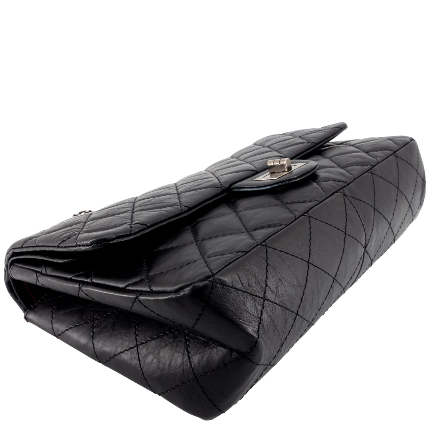 Chanel 2.55 Large Aged Leather Flap Bag