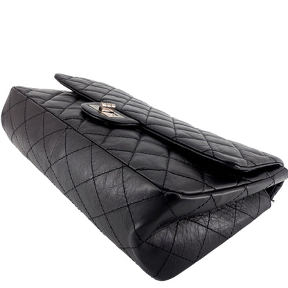 Chanel 2.55 Large Aged Leather Flap Bag
