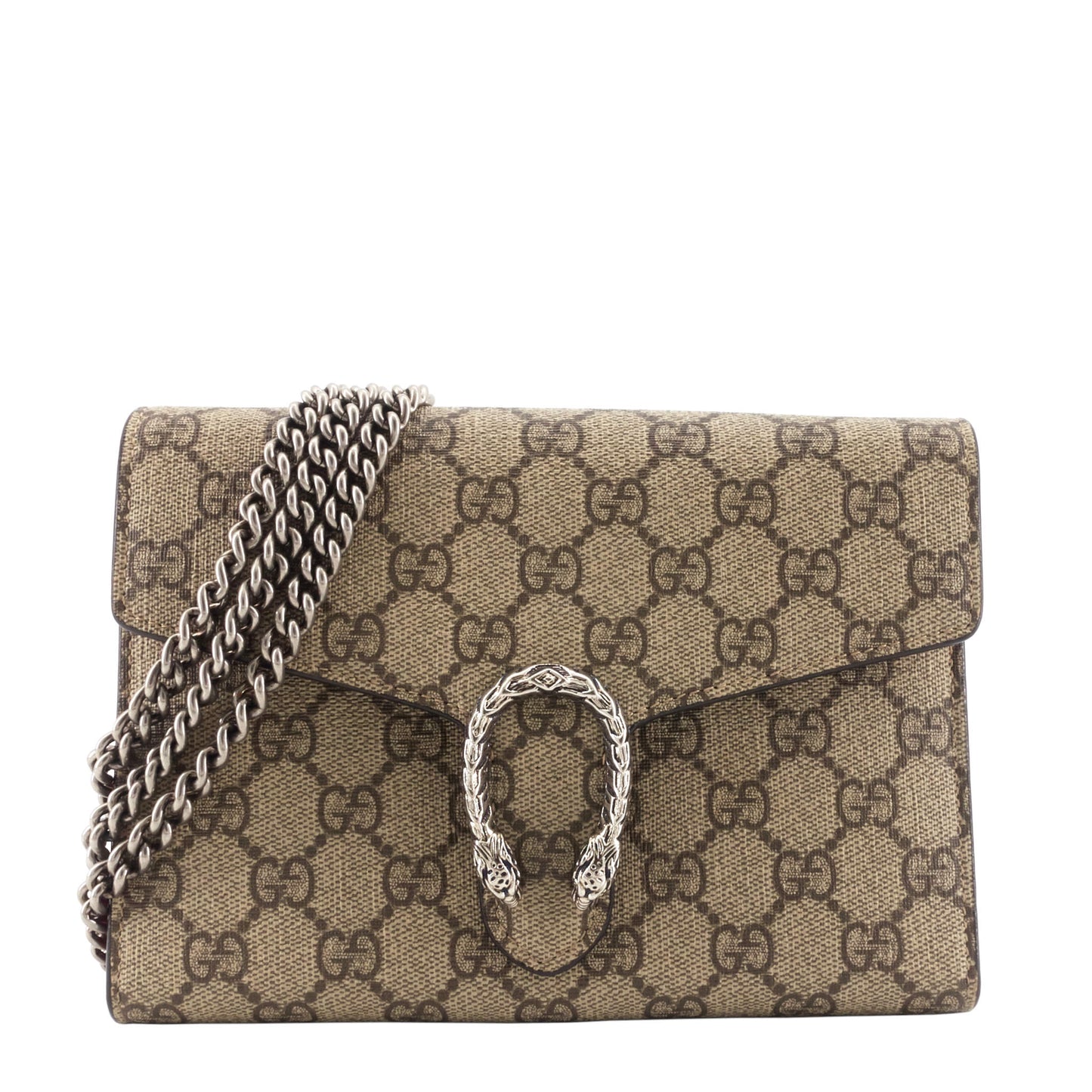 Gucci Dionysus GG Supreme Canvas Chain Wallet Bag