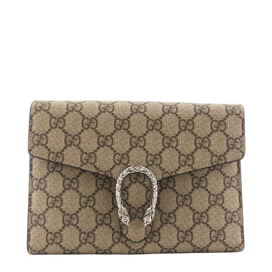 Gucci Dionysus GG Supreme Canvas Chain Wallet Bag