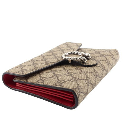 Gucci Dionysus GG Supreme Canvas Chain Wallet Bag
