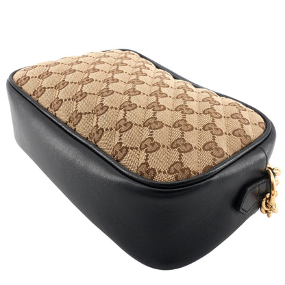 Gucci Marmont Small GG Canvas Chain Shoulder Bag