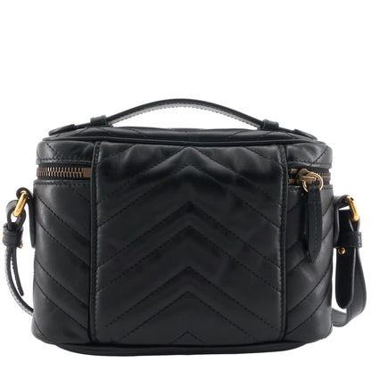 Gucci GG Marmont Mini Vanity Leather Crossbody Bag