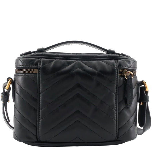 Gucci GG Marmont Mini Vanity Leather Crossbody Bag