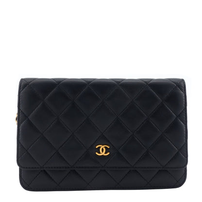Chanel Wallet on Chain Lambskin Leather Bag
