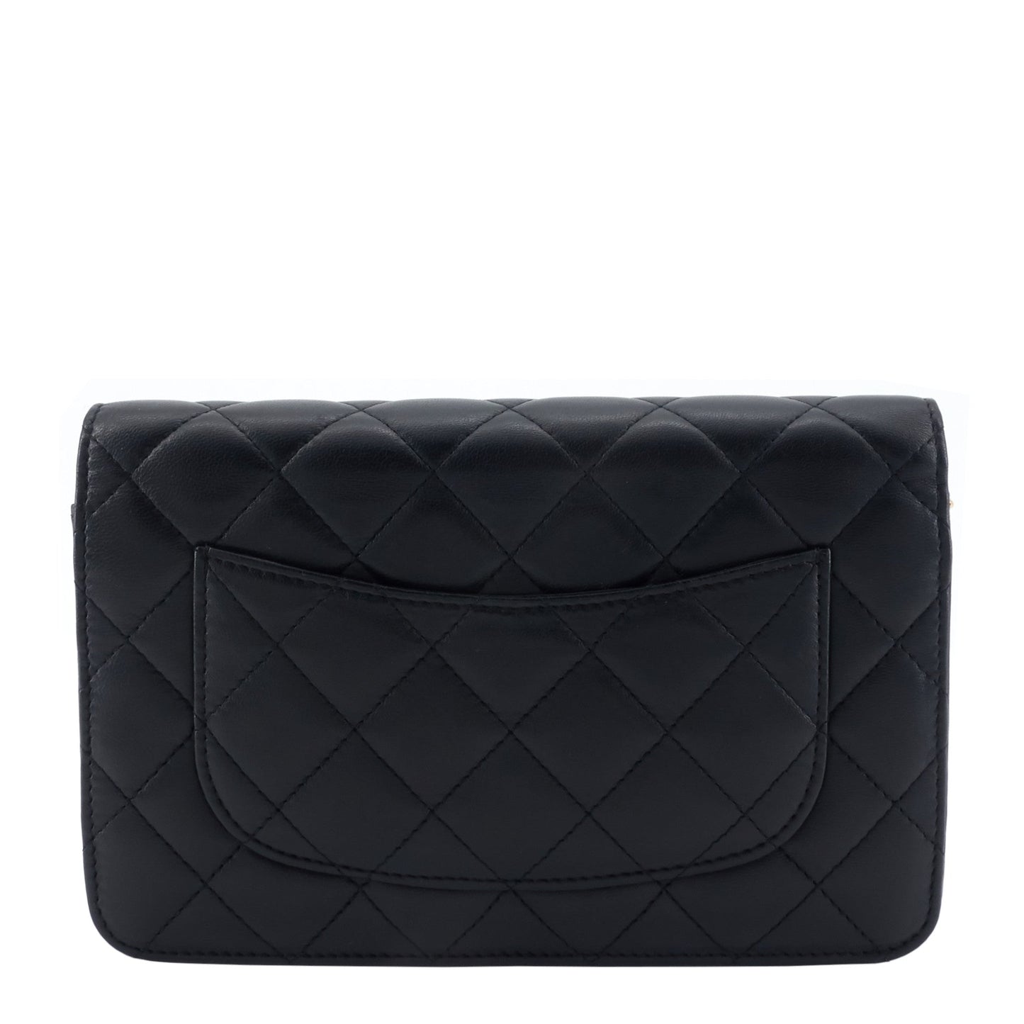 Chanel Wallet on Chain Lambskin Leather Bag