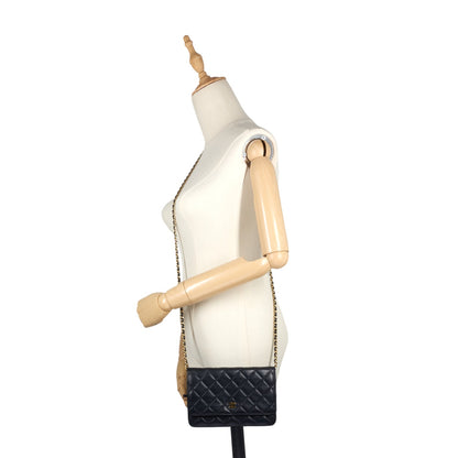Chanel Wallet on Chain Lambskin Leather Bag