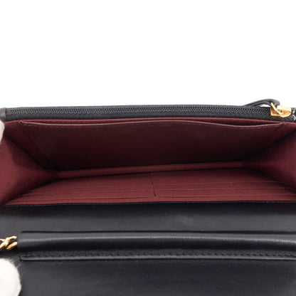 Chanel Wallet on Chain Lambskin Leather Bag