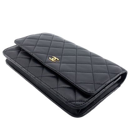 Chanel Wallet on Chain Lambskin Leather Bag