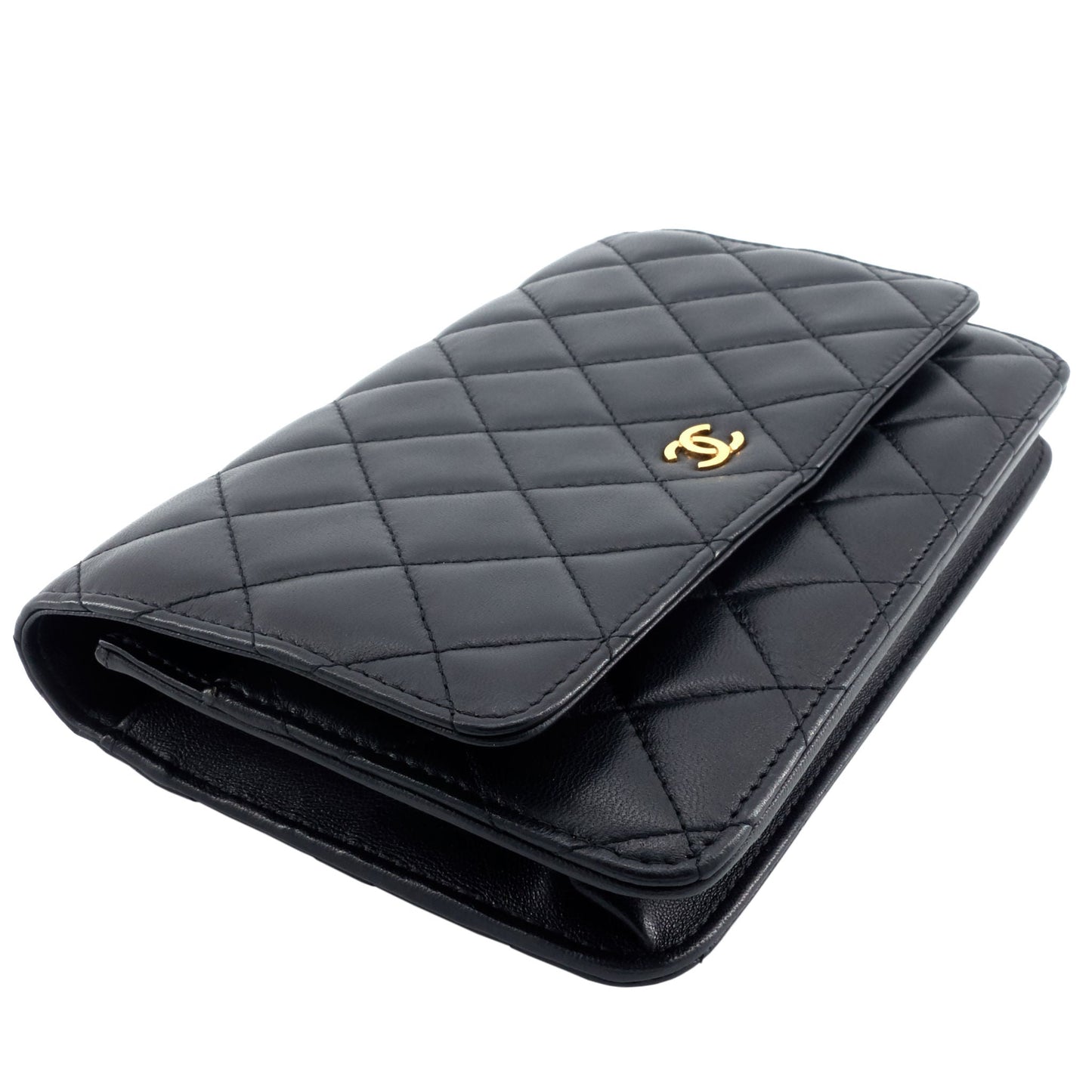 Chanel Wallet on Chain Lambskin Leather Bag