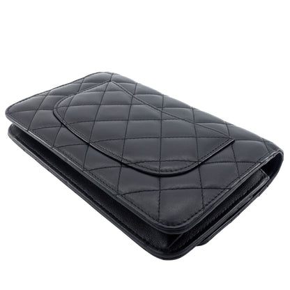 Chanel Wallet on Chain Lambskin Leather Bag