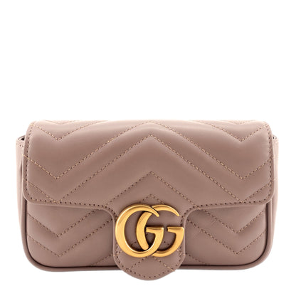 Gucci Marmont Super Mini Calfskin Leather Bag