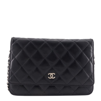Chanel Lambskin Leather Wallet on Chain Bag