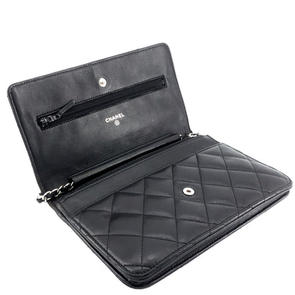 Chanel Lambskin Leather Wallet on Chain Bag
