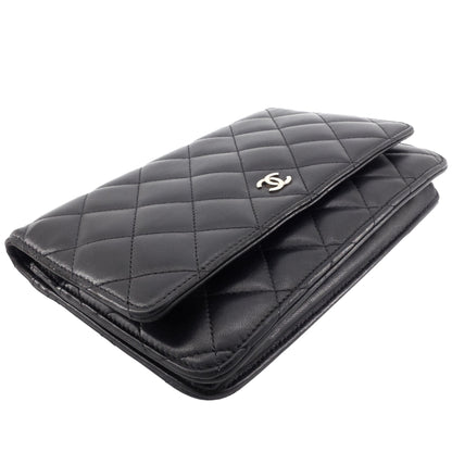 Chanel Lambskin Leather Wallet on Chain Bag