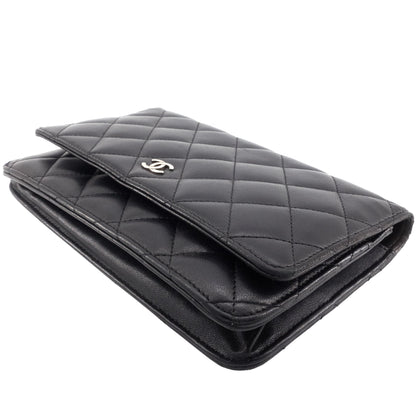 Chanel Lambskin Leather Wallet on Chain Bag