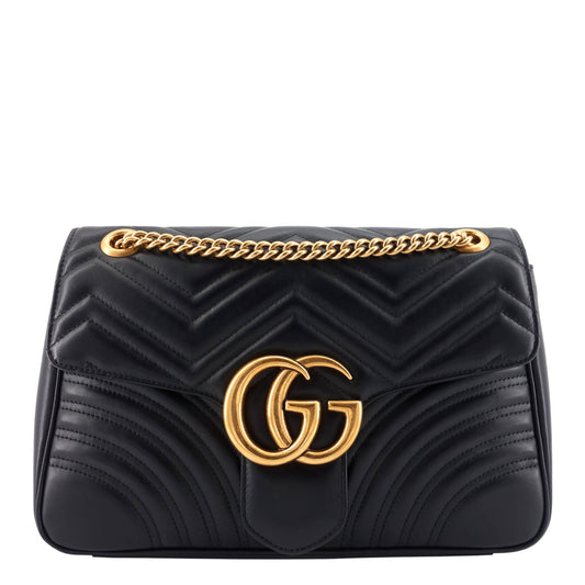 Gucci Marmont Medium Matelass� Leather Shoulder Bag