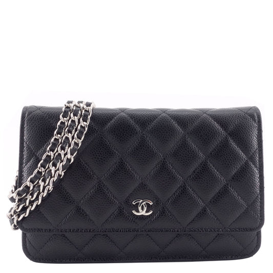 Chanel Wallet on Chain Caviar Leather Bag