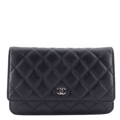 Chanel Wallet on Chain Caviar Leather Bag